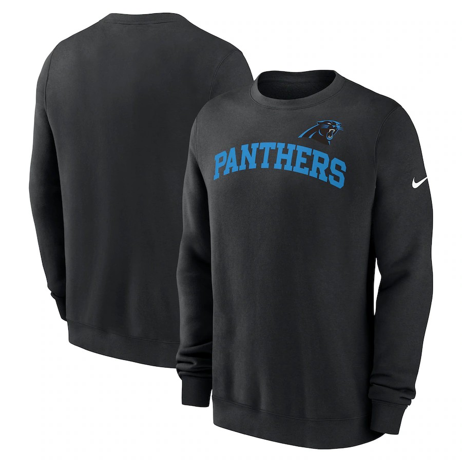 Men Carolina Panthers black style 23 NFL 2024 hoodie